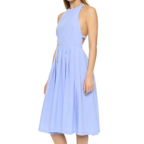 ELLIAT Boheme Ocean Dress Open Back Cool Vintage Blue Women’s Size Large - Picture 1 of 7